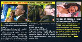 Laurent Ruqiuer verifie le sexe de la fille qu'il doit embrasser